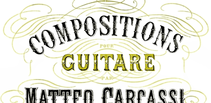 Gitarren-Kompositionen Matteo Carcassi